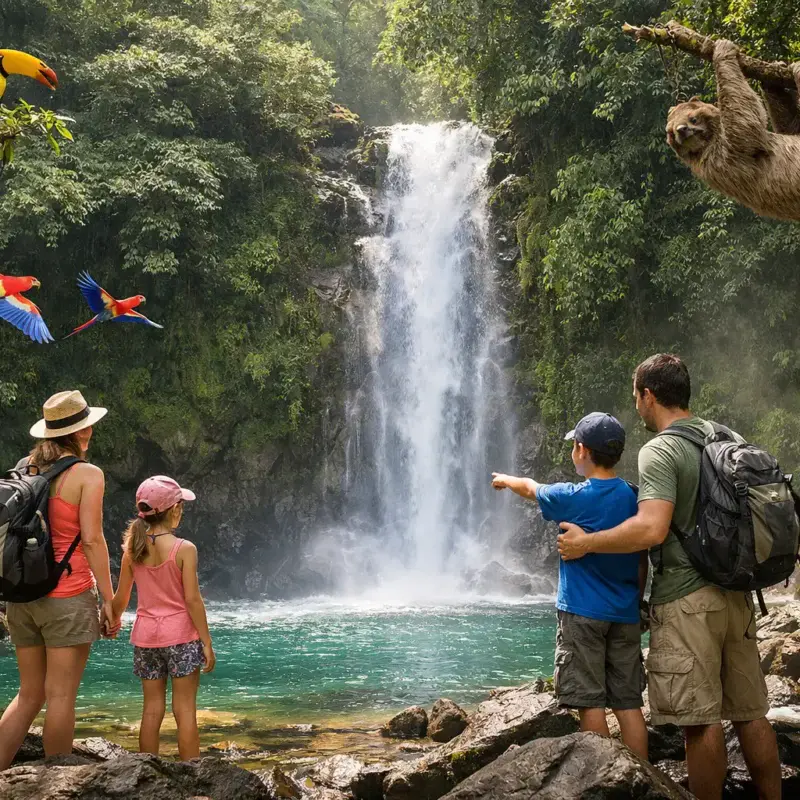 Reisvoorbeeld Costa Rica voor gezinnen